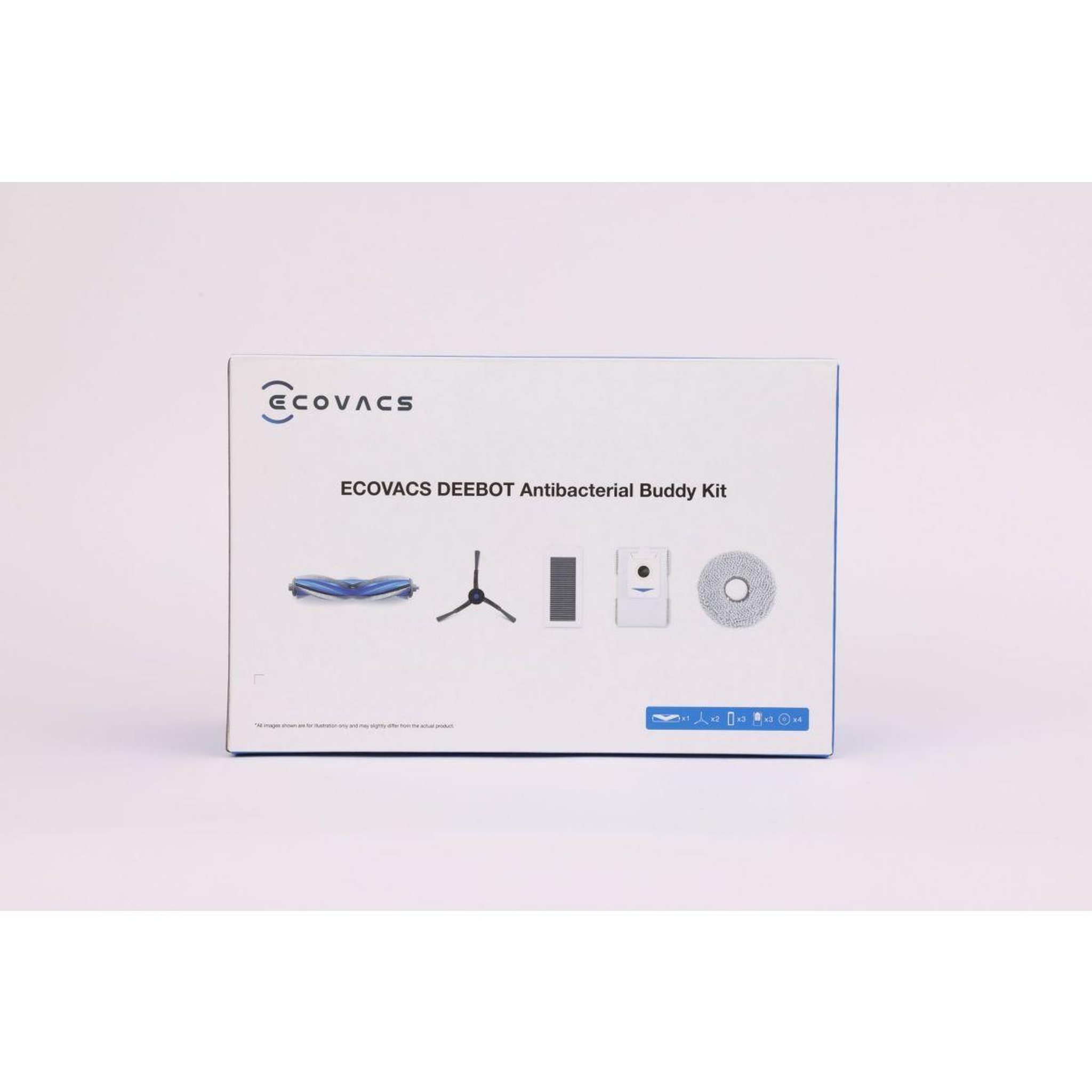 ECOVACS Kit accessoires entretien buddy kit dkt130151 brosses deebot x1 omni
