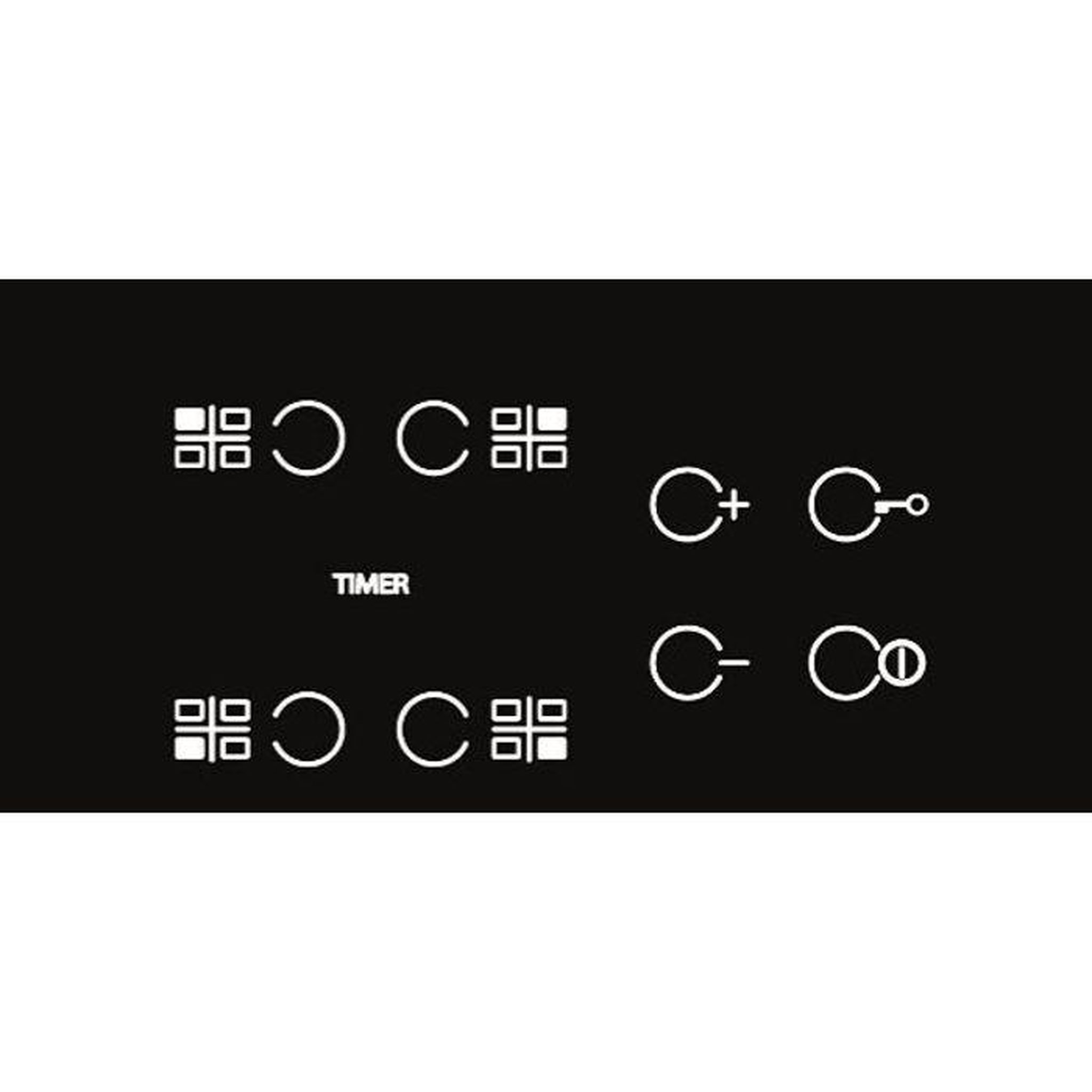 Voir la diapositive 4 : Whirlpool Table de cuisson vitrocéramique 58cm 4 feux 6200w noir - akt8090ne