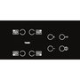 Voir la diapositive 4 : Whirlpool Table de cuisson vitrocéramique 58cm 4 feux 6200w noir - AKT8090NE