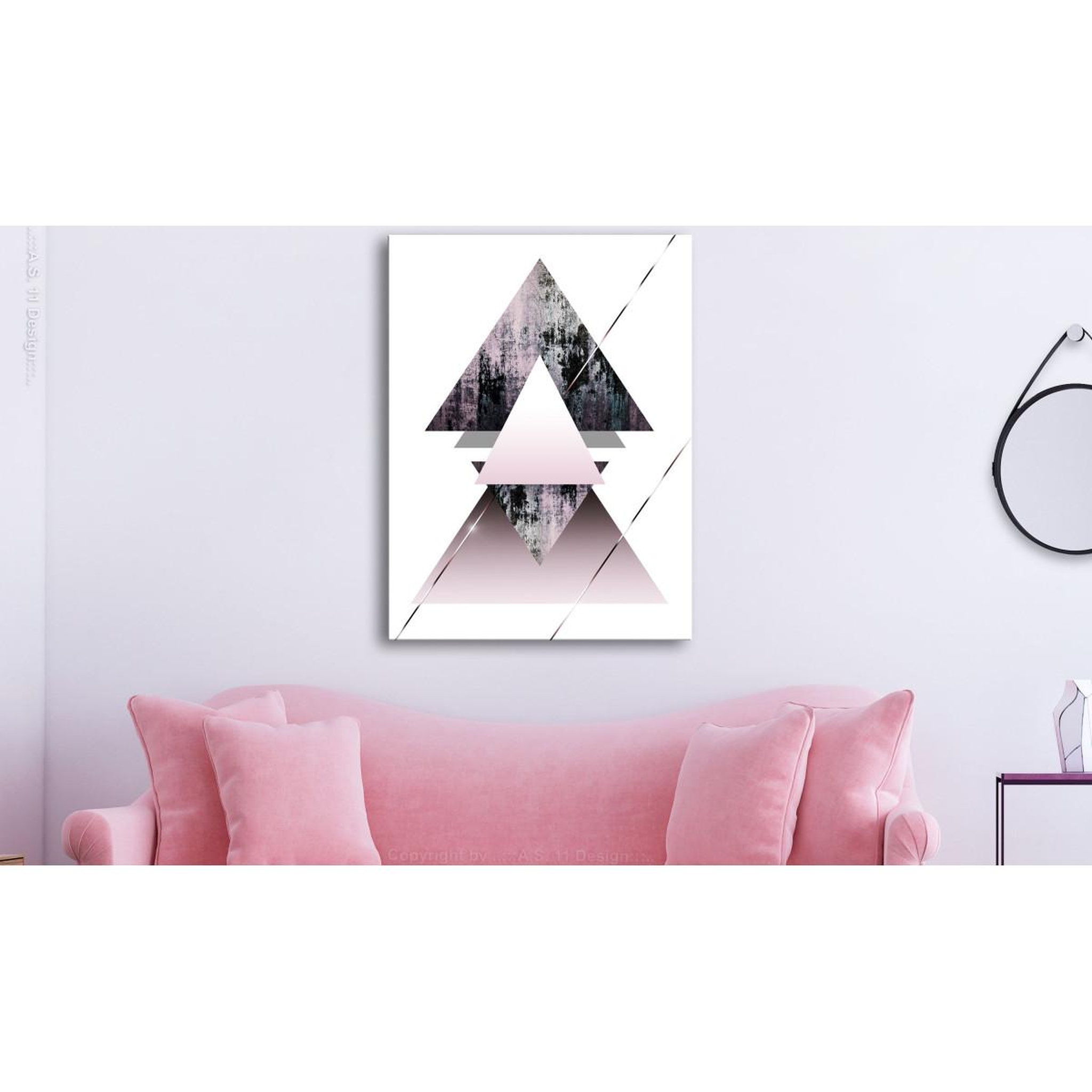 Voir la diapositive 2 : Paris Prix Tableau Imprimé  Pyramid  60x90cm