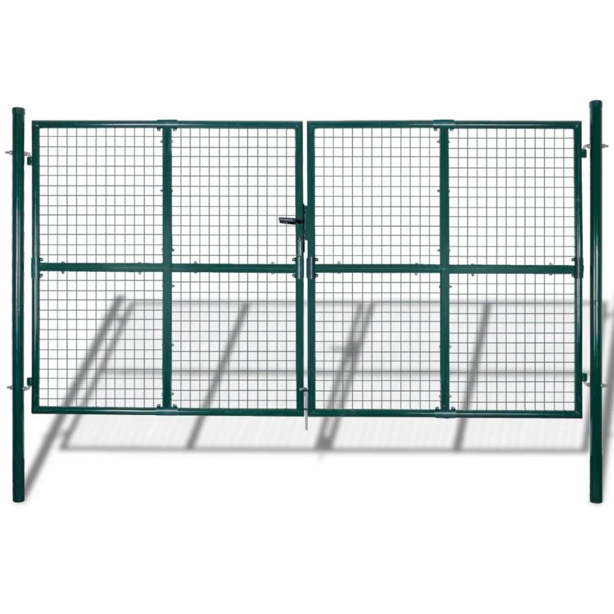 VIDAXL Portail de Cloture en Grillage Galvanisee 289 x 175 cm / 306 x 225 cm
