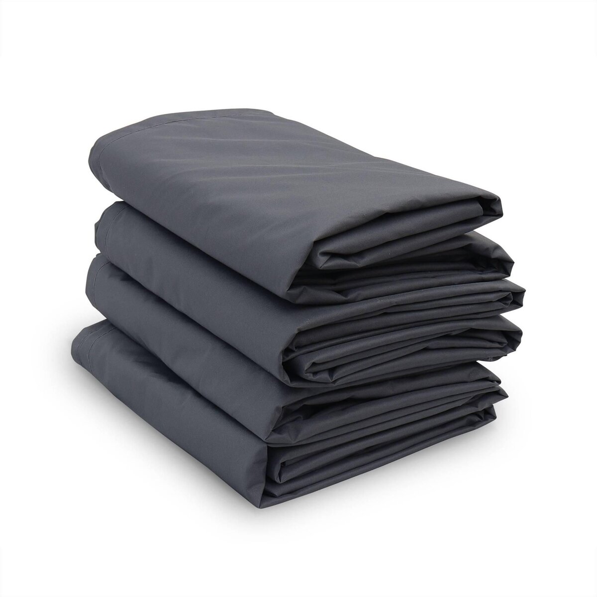 SWEEEK Ensemble de housses de protection gris foncé pour salon de jardin Venezia - Quatre bâches. toile Oxford. en polyester enduit PA