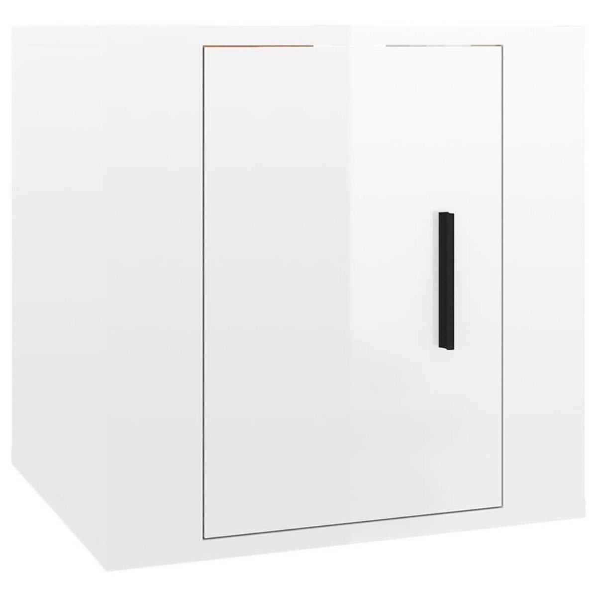VIDAXL Meubles TV muraux 2 pcs Blanc brillant 40x34,5x40 cm
