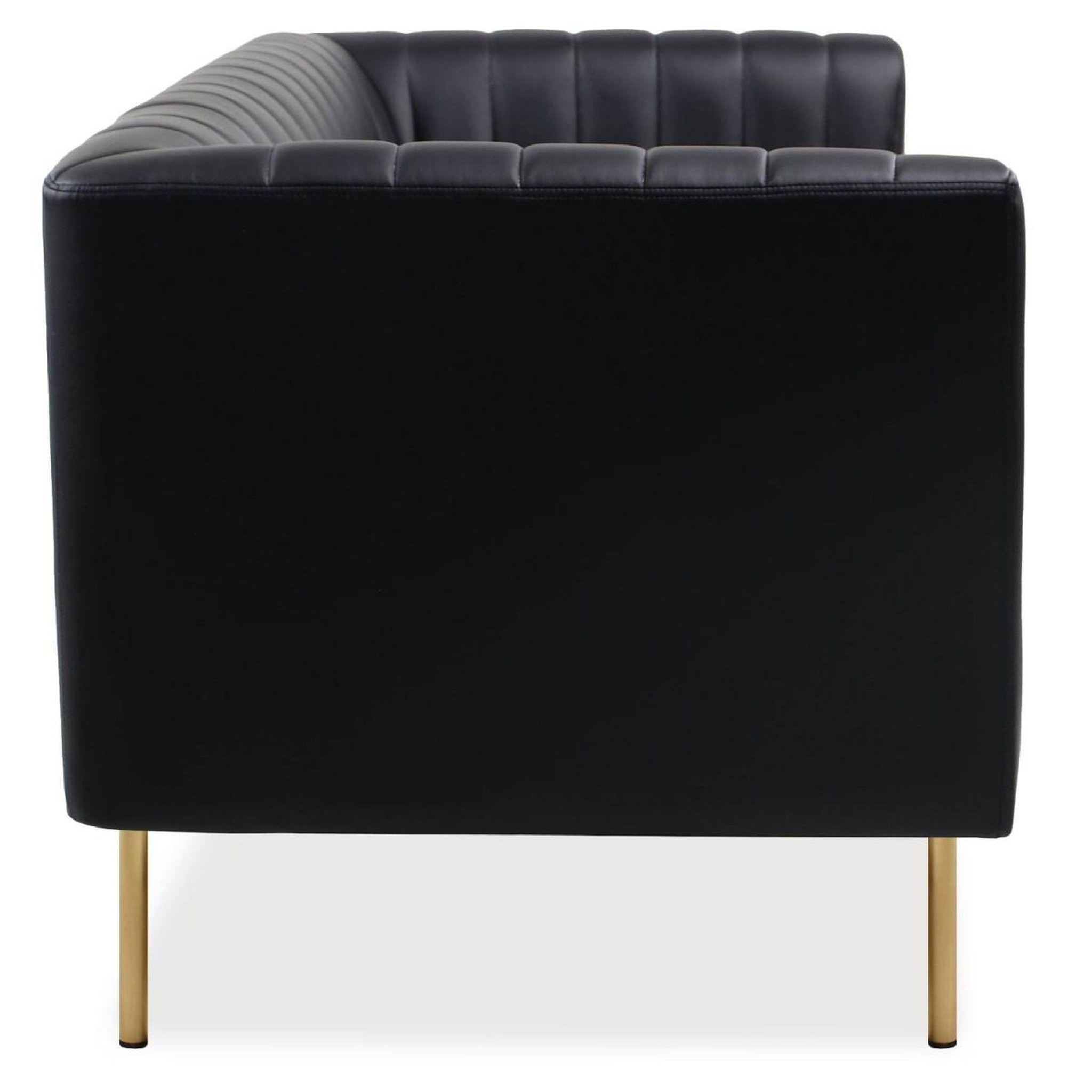 Voir la diapositive 3 : Paris Prix Canapé 2 places design  taylor  150cm noir