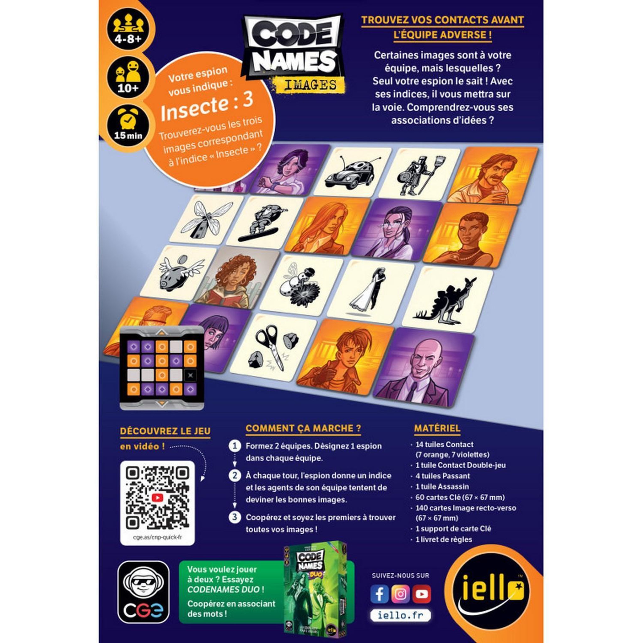 Voir la diapositive 2 : Iello Jeu d ambiance Iello Codenames Images