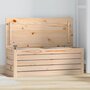 Voir la diapositive 1 : VIDAXL Boîte de rangement 89x36,5x33 cm Bois massif de pin