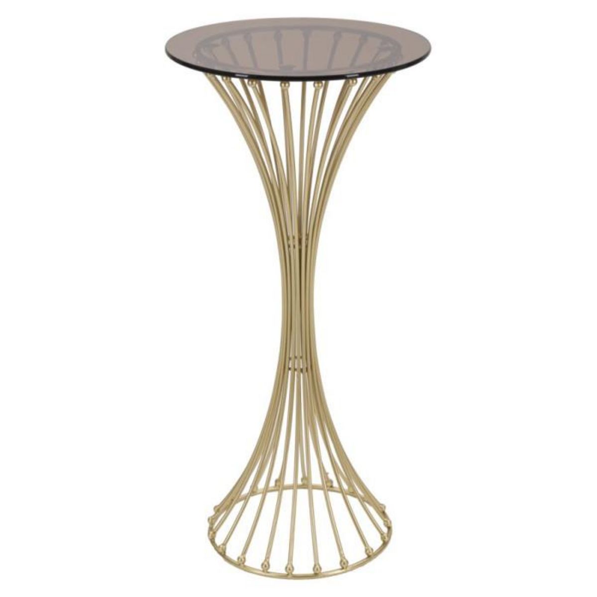 Paris Prix Table d'Appoint Design en Métal  Century  82cm Or