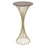 Voir la diapositive 1 : Paris Prix Table d'Appoint Design en Métal  Century  82cm Or