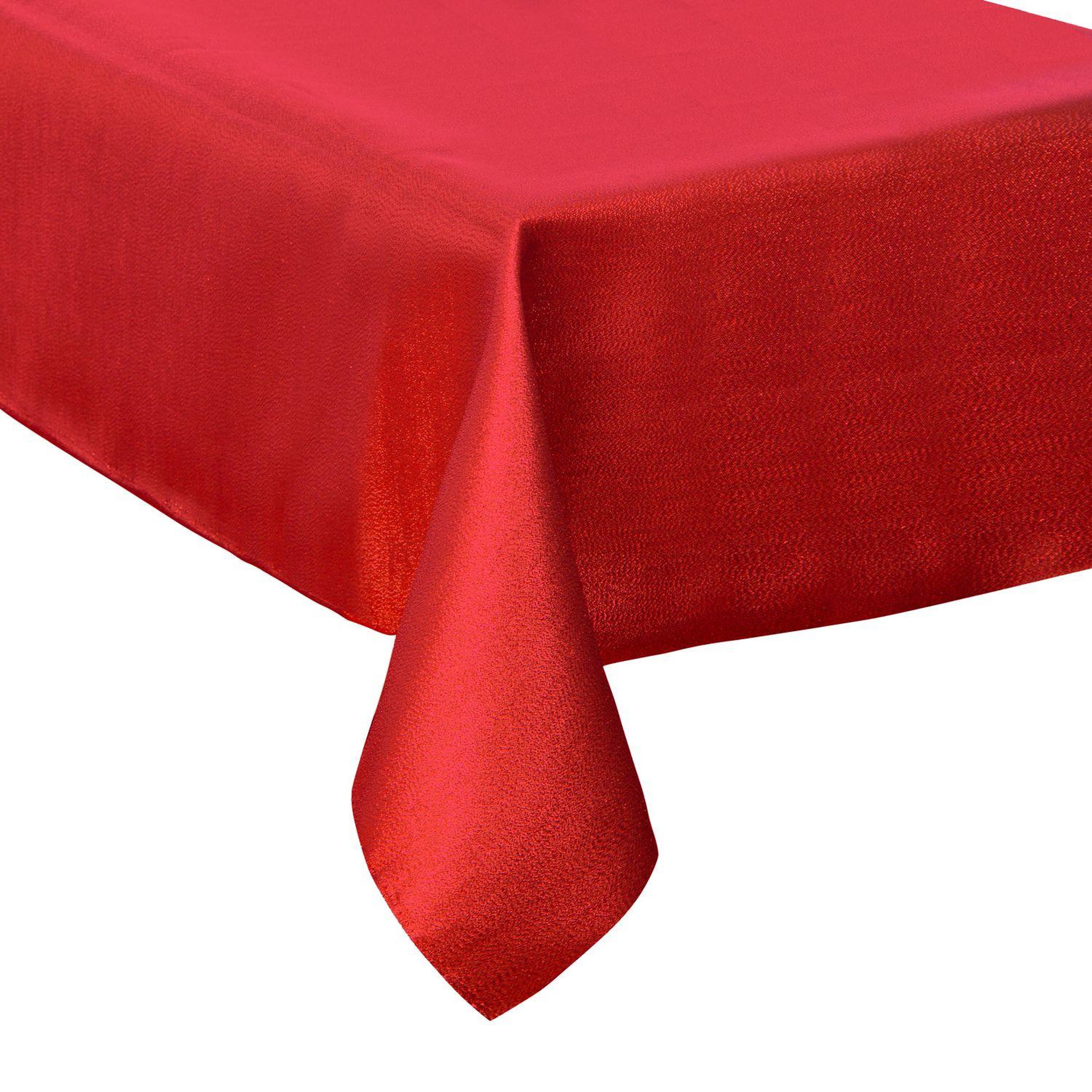 FEERIC LIGHT & CHRISTMAS Nappe de Noël Paillette. Coloris disponibles : Blanc, Gris, Jaune, Rouge