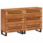 VIDAXL Buffets 2 pcs 60x34x75 cm bois d'acacia massif