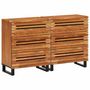 Voir la diapositive 1 : VIDAXL Buffets 2 pcs 60x34x75 cm bois d'acacia massif