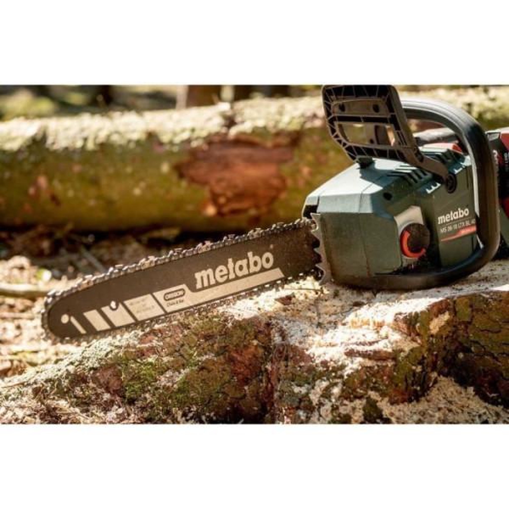 Voir la diapositive 5 : METABO Tronçonneuse sans fil metabo ms 36-18 ltx bl 40 t- 18 v - carton