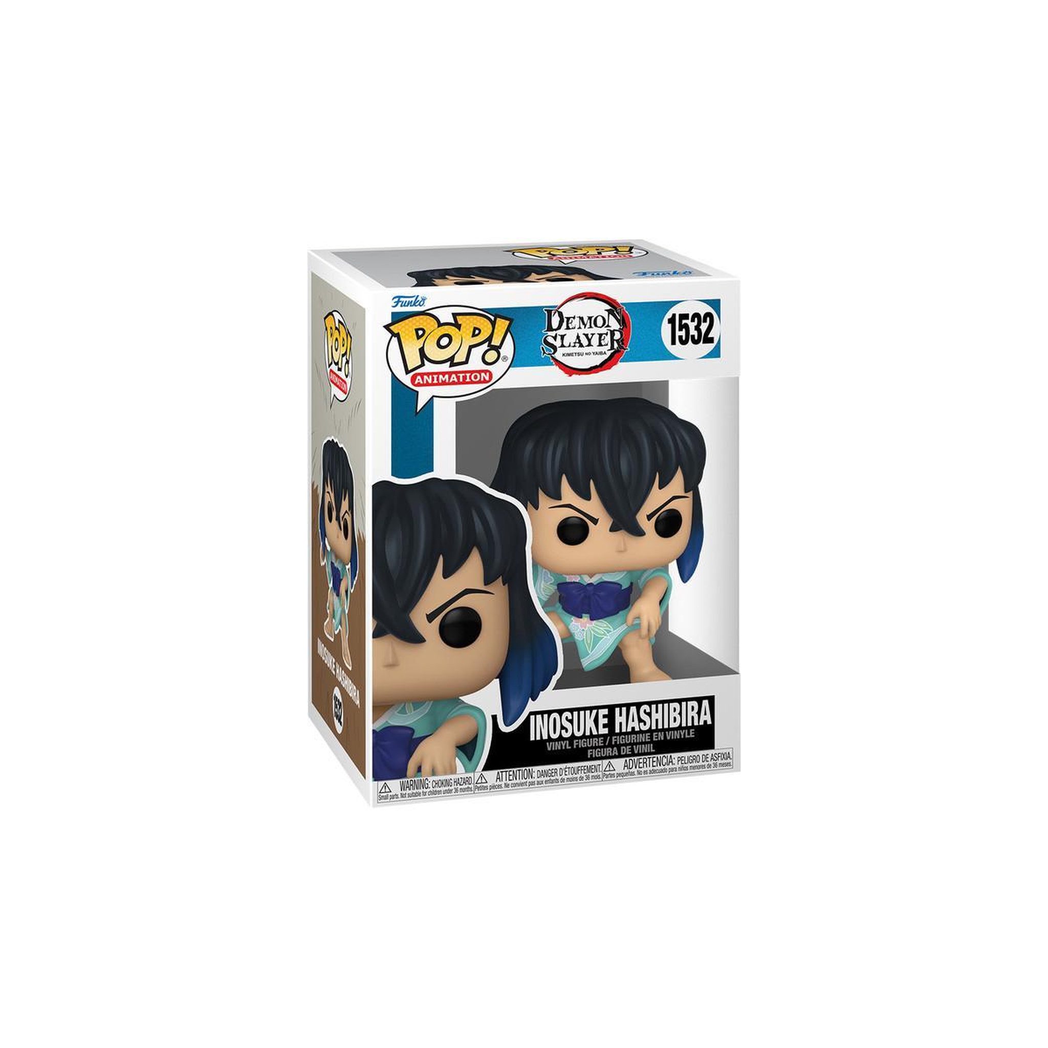Voir la diapositive 3 : Funko Figurine Funko Pop Animation Demon Slayer Inosuke Kimono