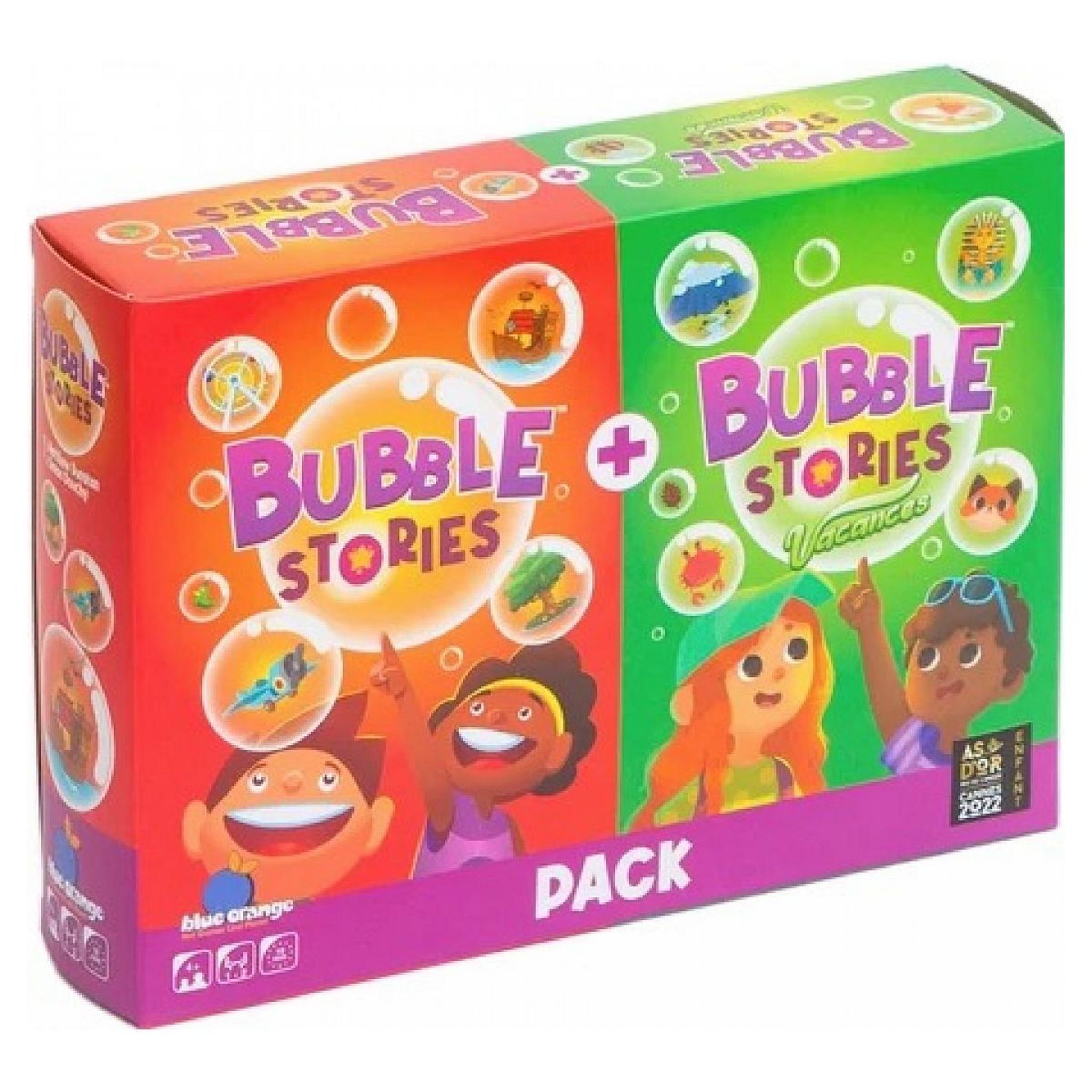 Blue Orange, Bubble Stories, Board Game, Ages 4+, 2-5 Players, 10 Minutes Playing Time Multicolor