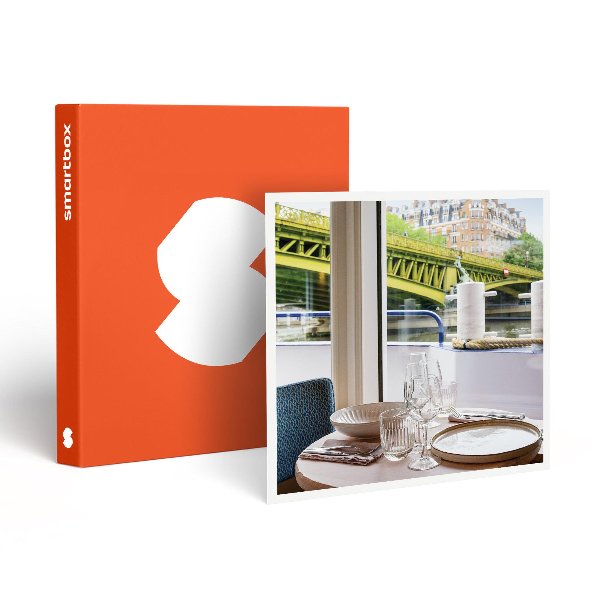 Smartbox 2h de croisière sur la seine avec dîner à bord du capitaine fracasse - coffret cadeau gastronomie