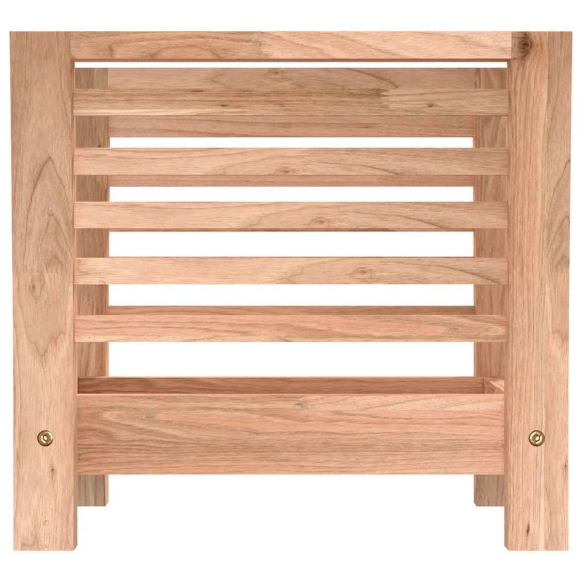 VIDAXL Porte-revues 40x26,5x38,5 cm Bois massif de noyer