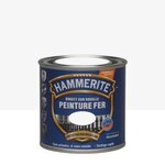 CENTRALE BRICO Peinture fer extérieur Direct sur rouille HAMMERITE blanc martelé 0.25 l