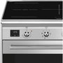 Voir la diapositive 3 : SMEG Piano de cuisson induction SCB95CIX