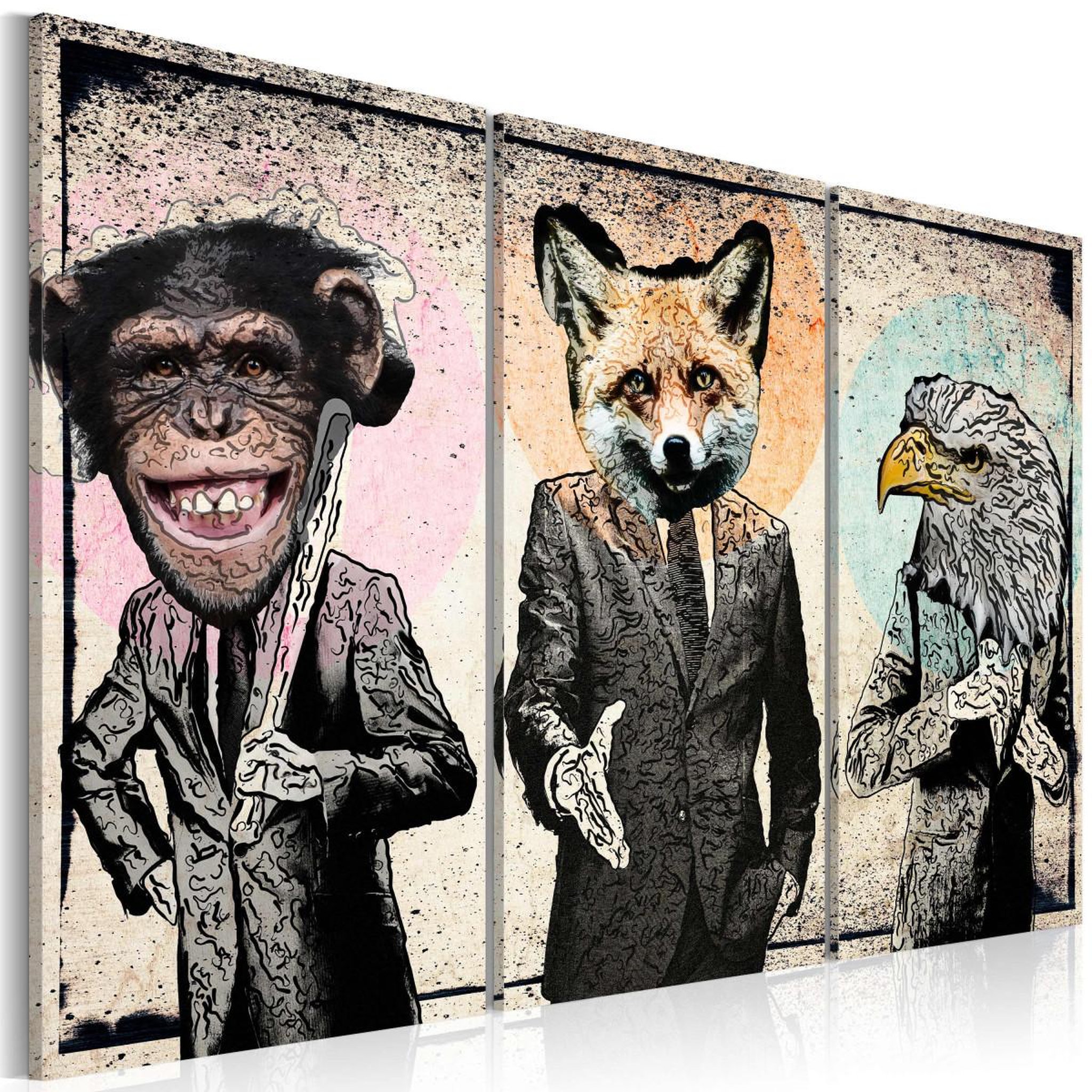 Voir la diapositive 1 : Paris Prix Tableau Imprimé  Affaires Simiennes