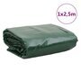 Voir la diapositive 6 : VIDAXL Bache vert 1x2,5 m 600 g/m²