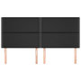 Voir la diapositive 3 : VIDAXL Tetes de lit 4 pcs Noir 100x5x78/88 cm Similicuir
