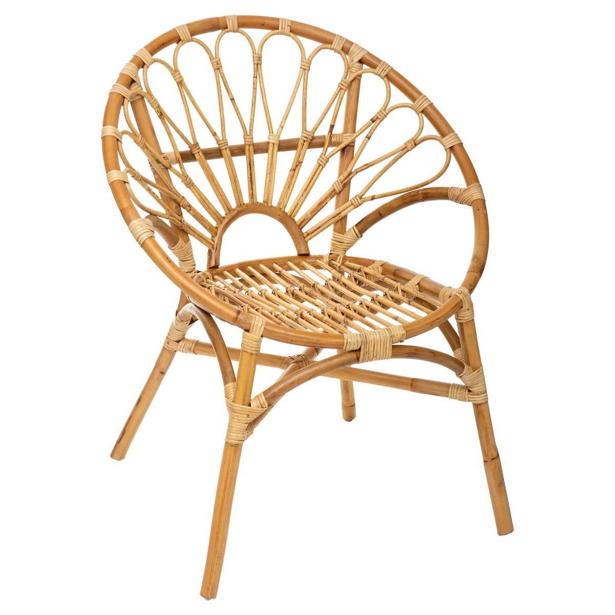 Voir la diapositive 1 : ATMOSPHERA Fauteuil en rotin  idylle folk  84cm naturel
