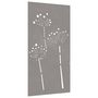 Voir la diapositive 3 : VIDAXL Decoration murale jardin 105x55 cm acier corten design de fleur