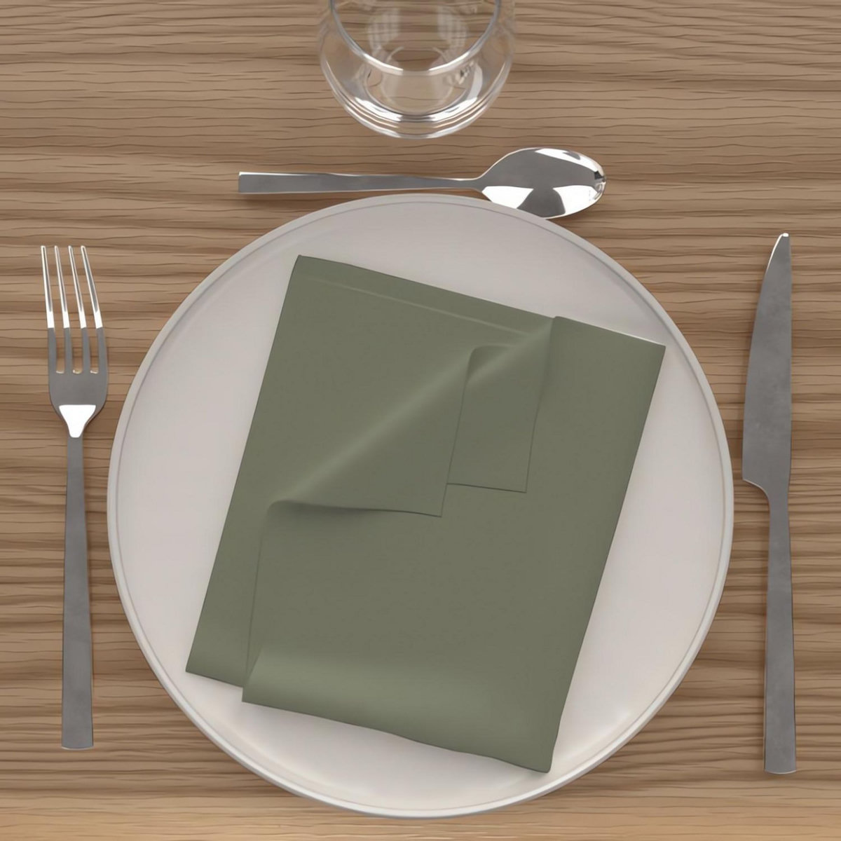 SOLEIL D'OCRE Lot de 3 serviettes de table 40X40 cm ALIX, par Soleil d'Ocre