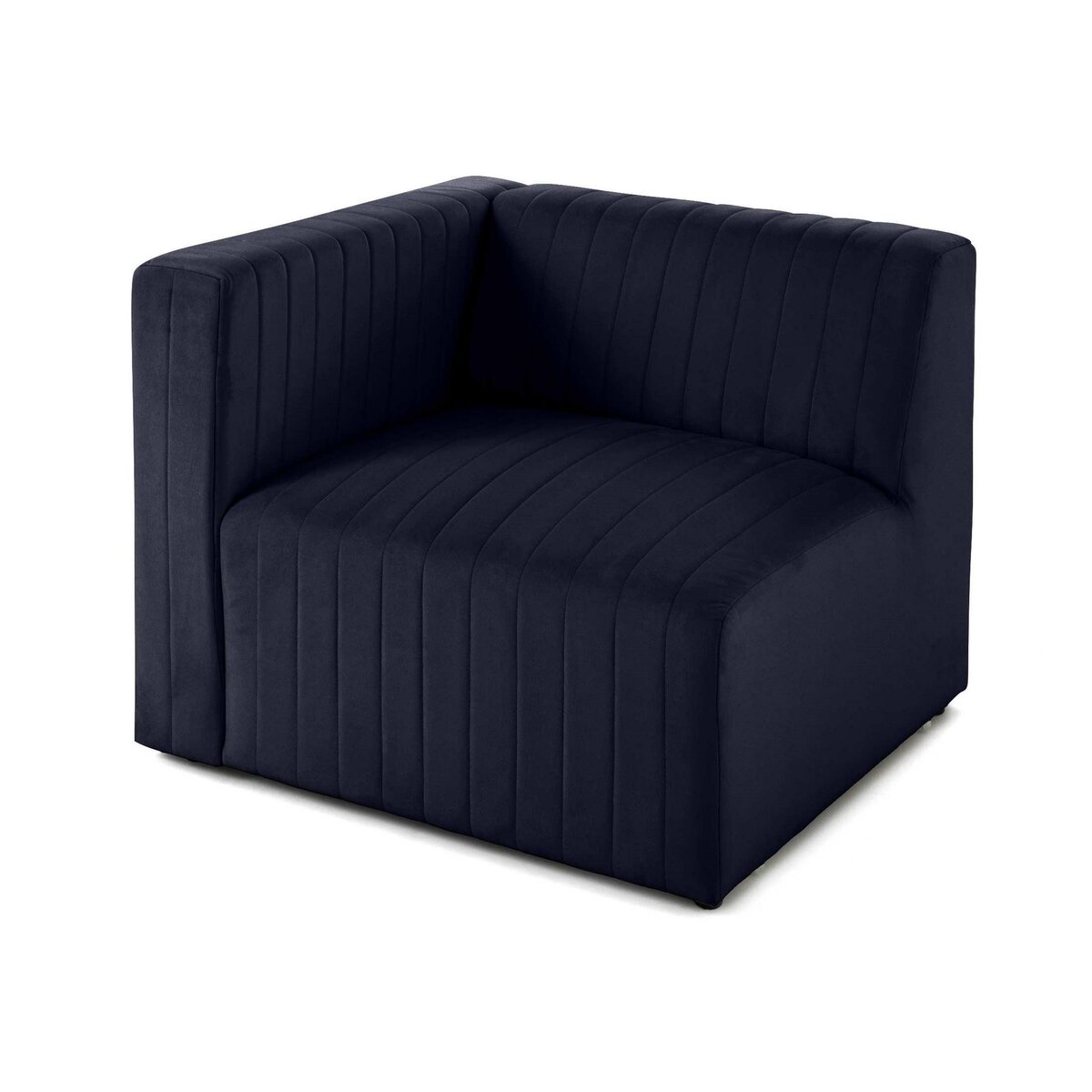 LISA DESIGN Nova - module d'assise gauche - en velours