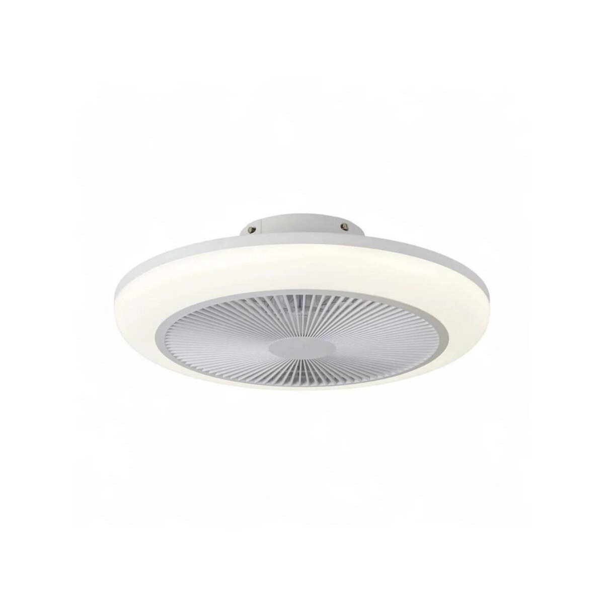 Trio Lighting Ventilateur Plafond Lumière LED 30W Ø46cm - Éclairage Dimmable, Télécommande Effet Ciel Etoilé - Trio Lighting