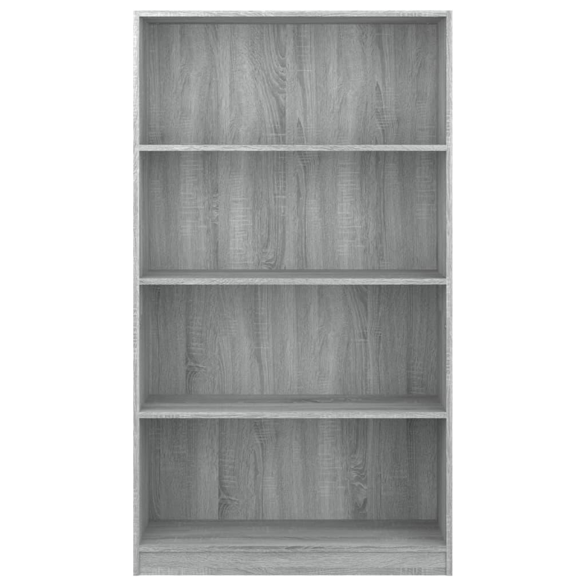 Voir la diapositive 4 : VIDAXL Bibliotheque 4 niveaux Sonoma gris 80x24x142 cm