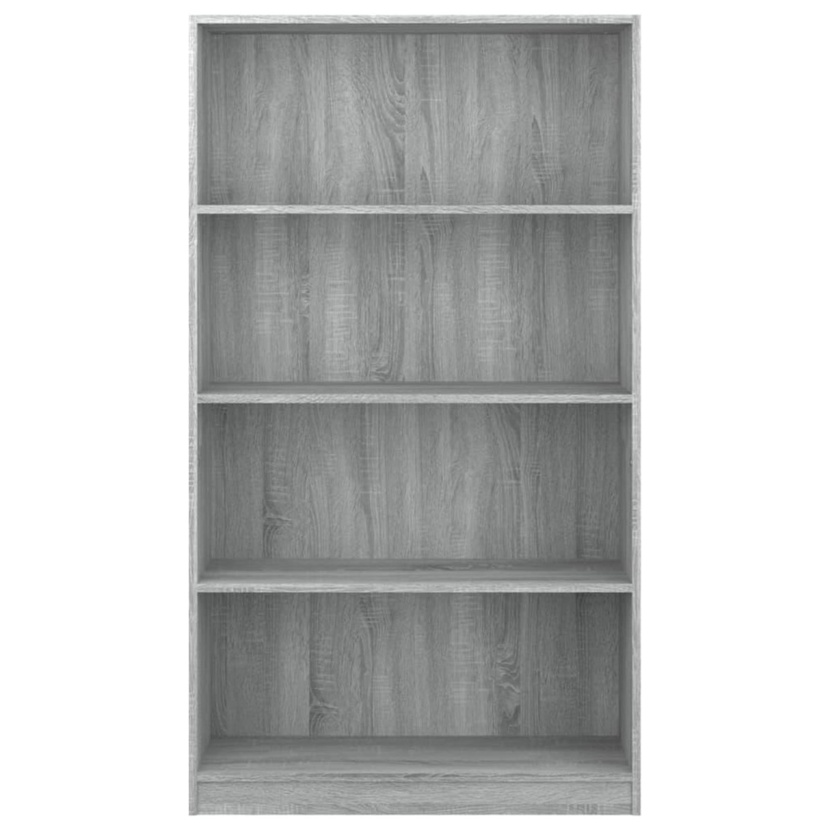 VIDAXL Bibliotheque 4 niveaux Sonoma gris 80x24x142 cm