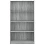 Voir la diapositive 4 : VIDAXL Bibliotheque 4 niveaux Sonoma gris 80x24x142 cm