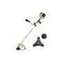 Voir la diapositive 2 : VITO Garden Débroussailleuse Thermique 52 Cm3 Moteur 2T 1,9 CV Harnais + Lame 3 dents Ø 25.5 cm + Fil nylon Ø 2.5 mm VITO