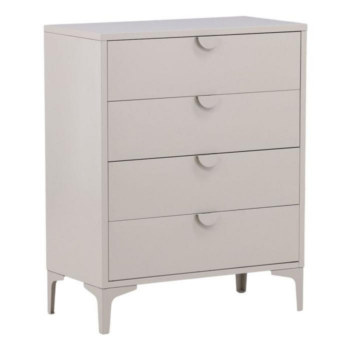 Paris Prix Commode Design 4 Tiroirs  Piring  98cm Beige
