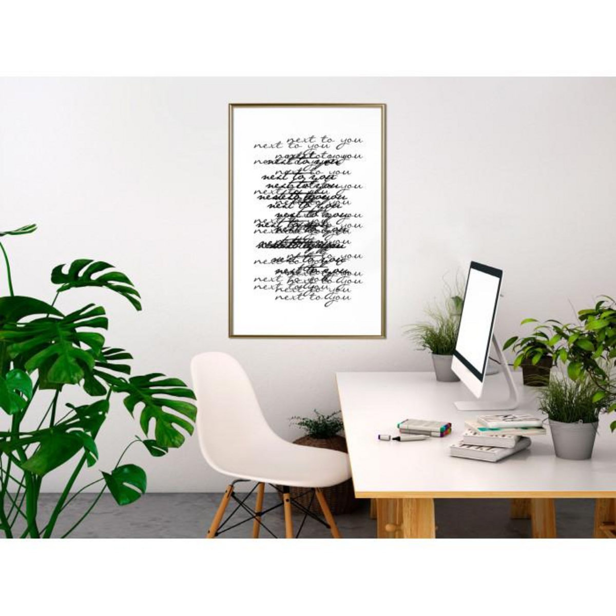 Paris Prix Affiche Murale Encadrée  Love Letter