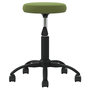 Voir la diapositive 4 : VIDAXL Chaise pivotante de bureau Vert clair Velours