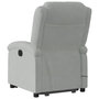 Voir la diapositive 5 : VIDAXL Fauteuil de massage inclinable Gris clair Velours