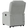 Voir la diapositive 5 : VIDAXL Fauteuil de massage inclinable Gris clair Velours