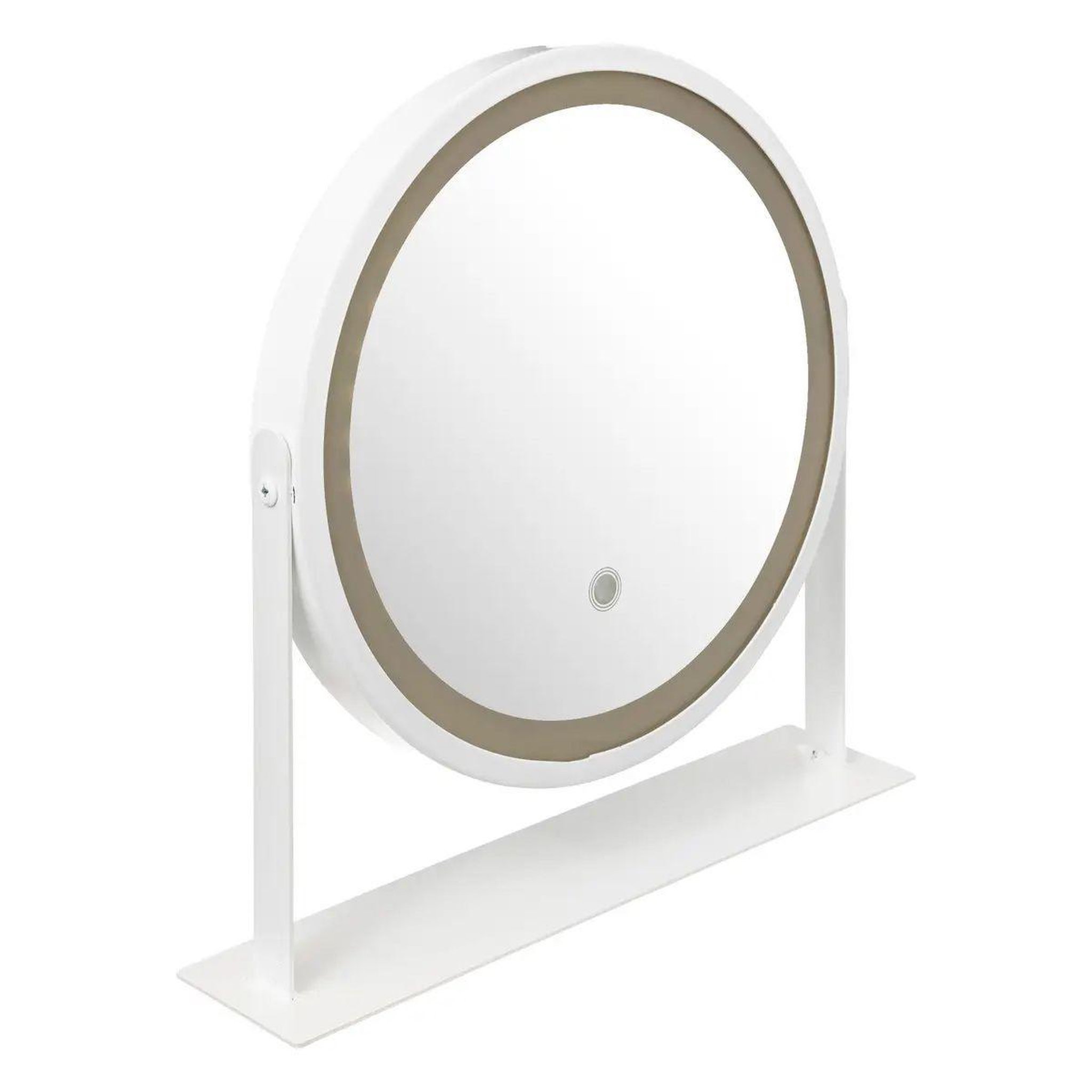 FIVE Miroir pivotant à poser  led  35cm blanc