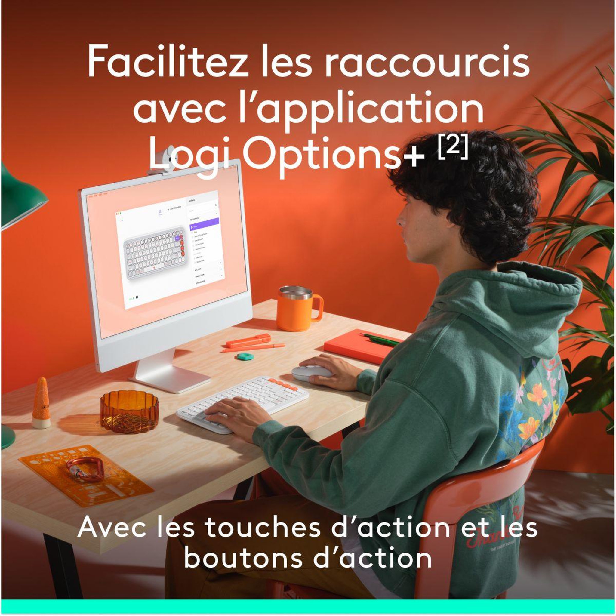 Voir la diapositive 4 : Logitech Clavier + Souris Pop Icon