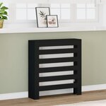 VIDAXL Cache-radiateur noir 78x20x82 cm bois d'ingenierie