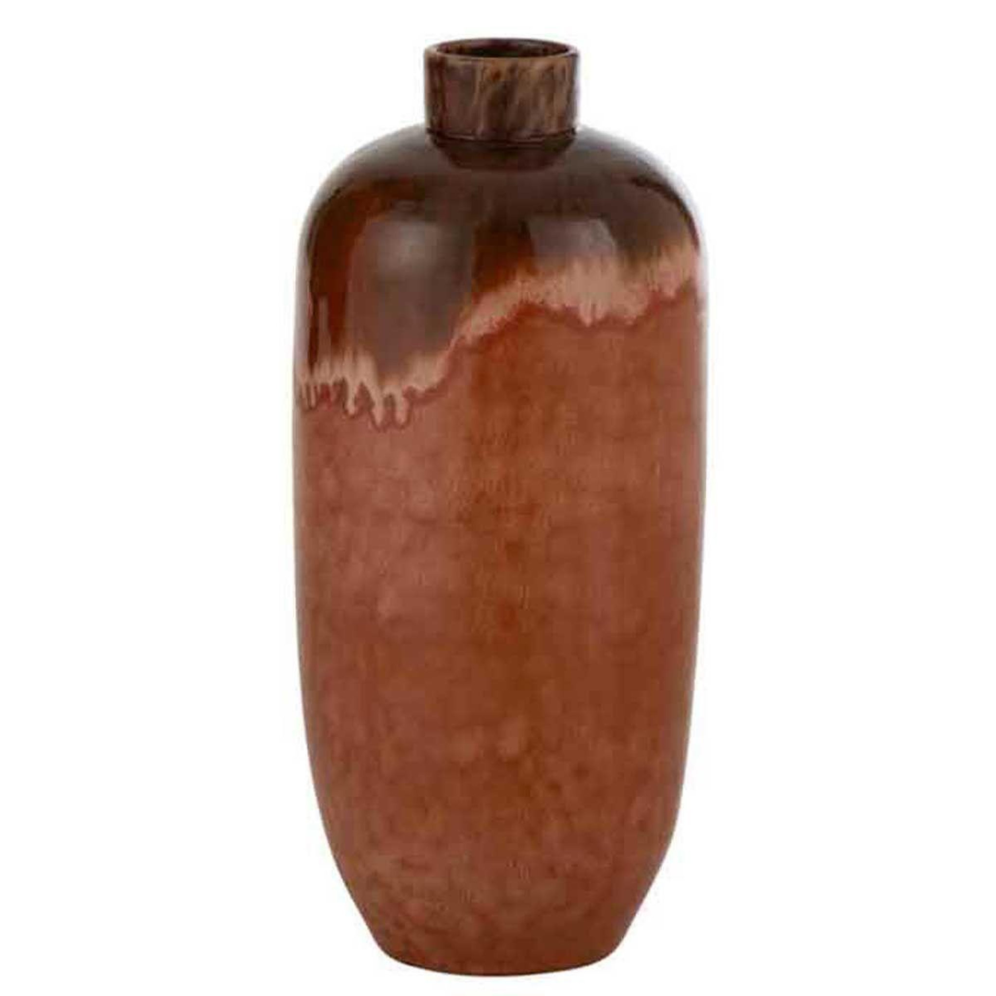 J-LINE Vase design en céramique  aline  50cm rouge