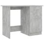 Voir la diapositive 2 : VIDAXL Bureau Gris beton 100x50x76 cm Bois d'ingenierie