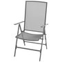 Voir la diapositive 5 : VIDAXL Ensemble de chaises de jardin inclinables 7 pcs anthracite