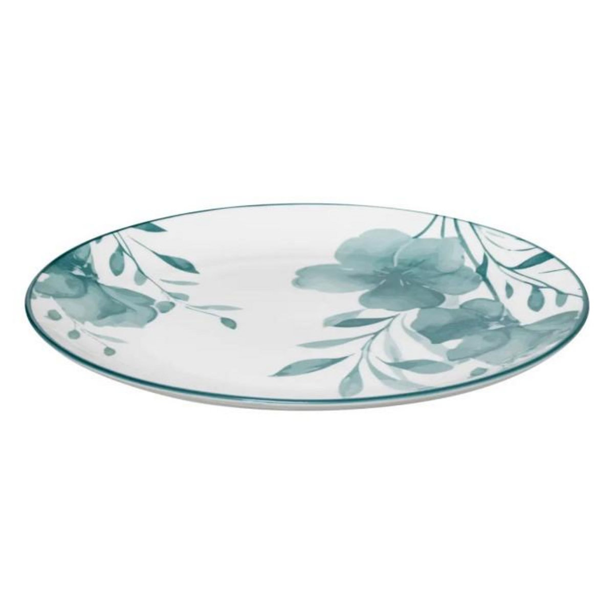 SECRET DE GOURMET Lot de 6 Assiettes Plates  Lily  26cm Blanc