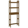 Voir la diapositive 2 : VIDAXL Etagere de toilette Marron miel 63x26x171 cm Bois de pin massif