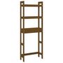 Voir la diapositive 2 : VIDAXL Etagere de toilette Marron miel 63x26x171 cm Bois de pin massif