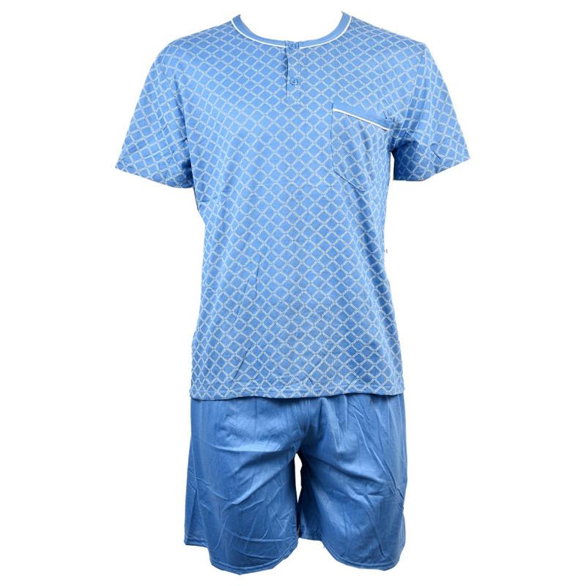 Voir la diapositive 1 : OZABI Pyjama Court Homme ECO HOMEWEAR