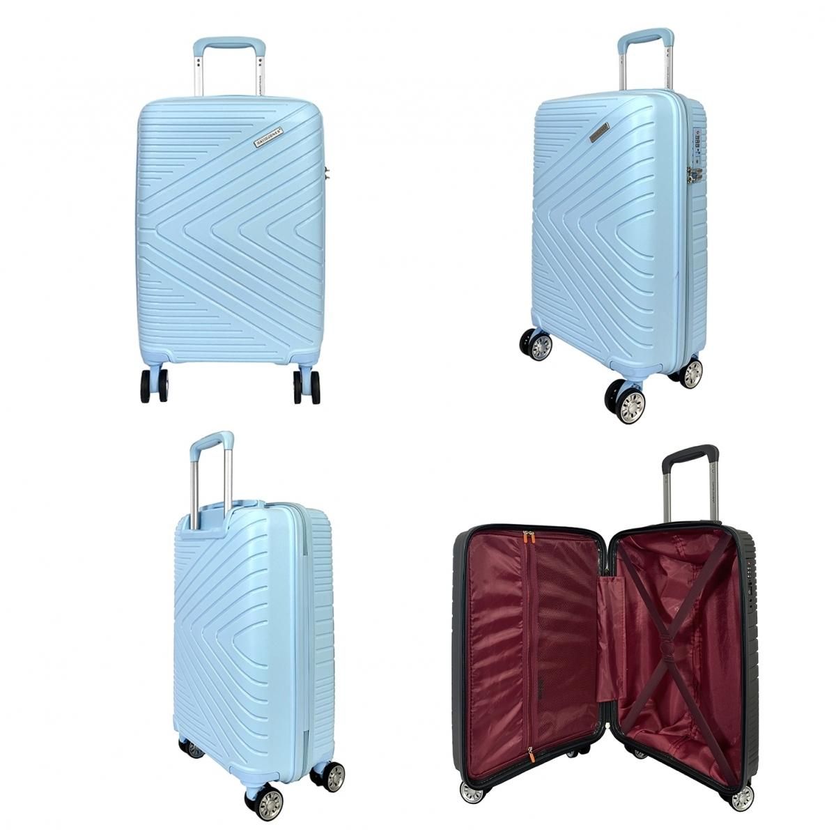 David Jones Lot 3 valises rigides dont 1 valise cabine TSA